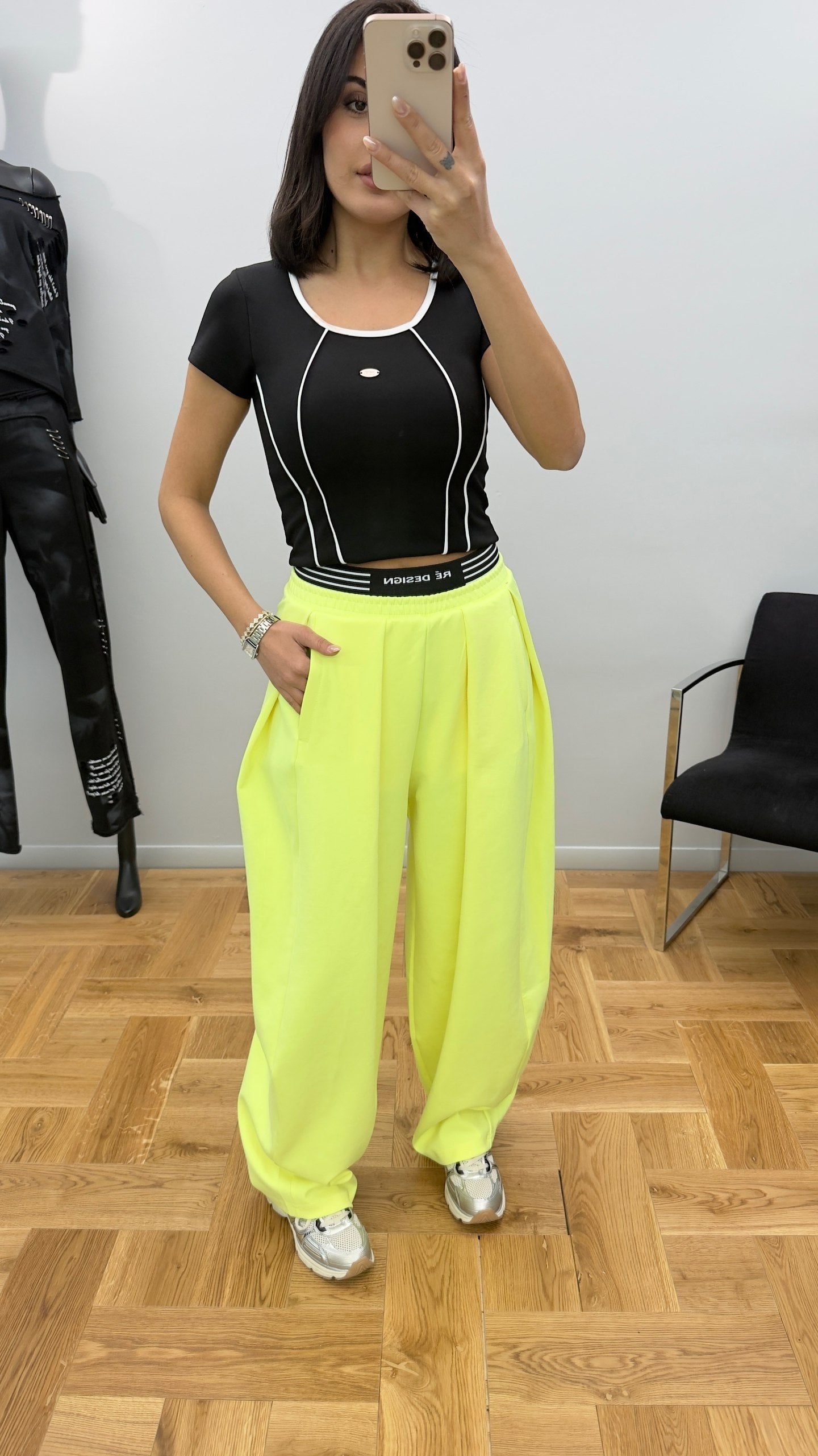 ReDesign Neon Sarı Eşofman Altı