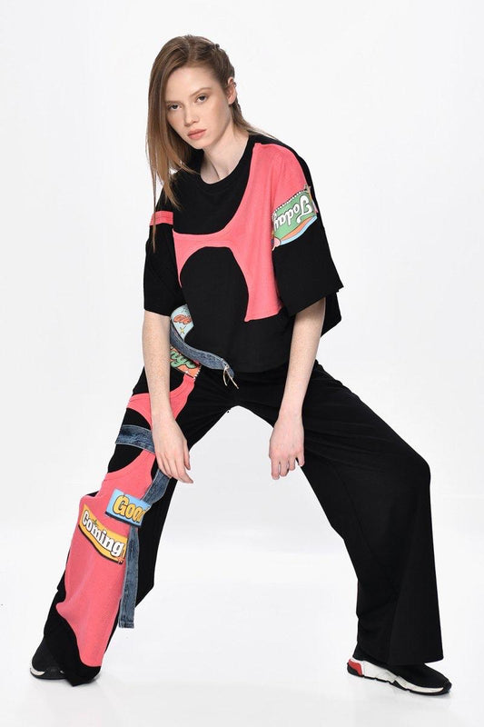 DQMANE Renkli Taş Detaylı Tasarım Takım