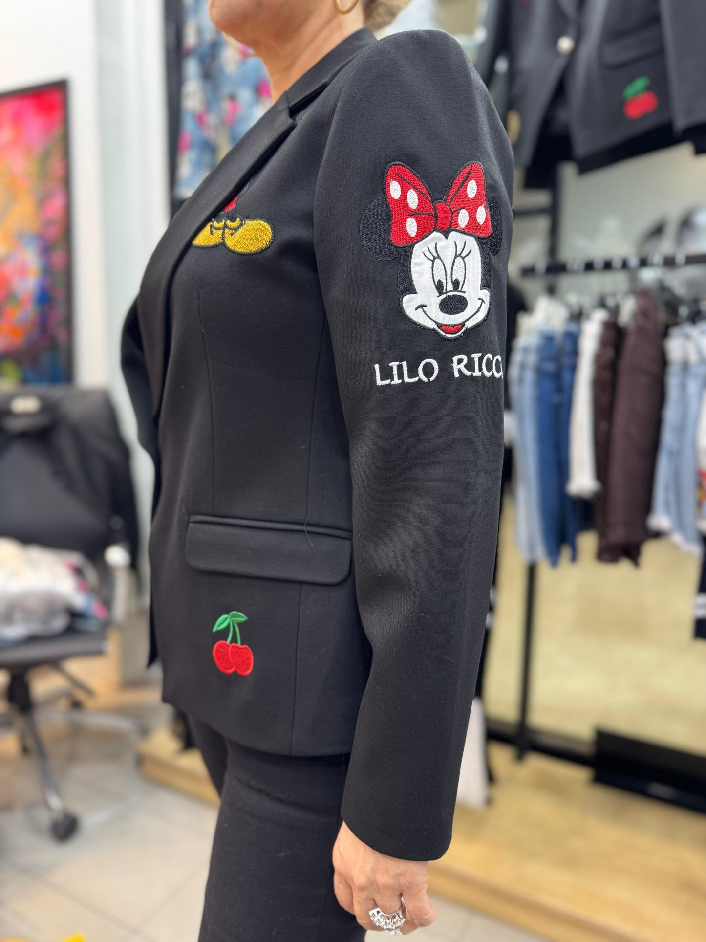 Mickey Tasarım Blazer Ceket
