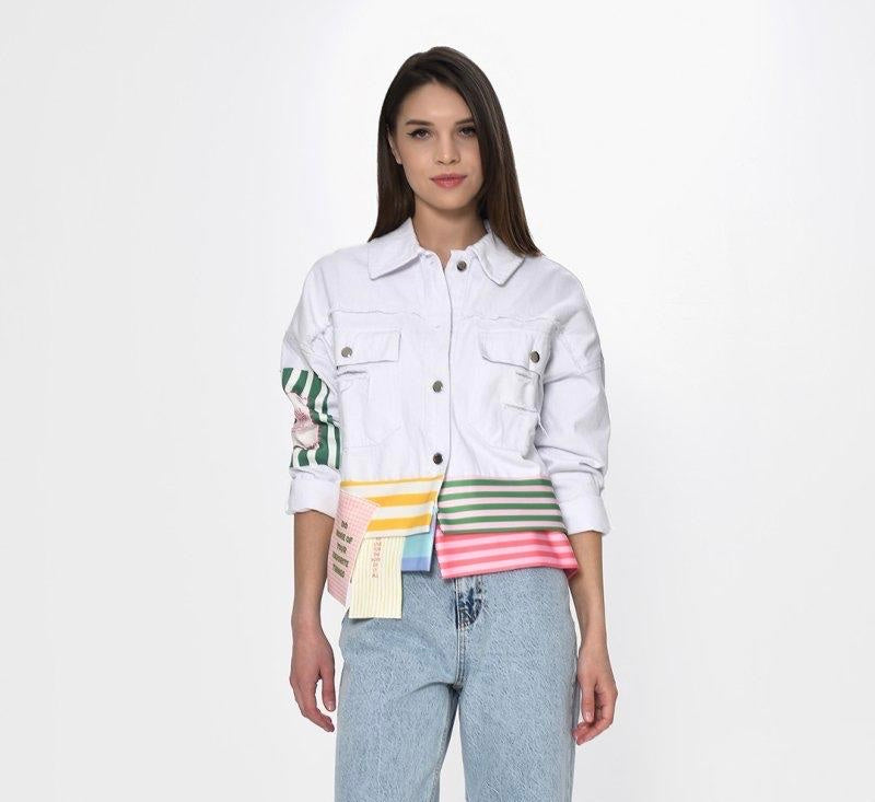 Dqmane Tasarım Kot Ceket Oversize