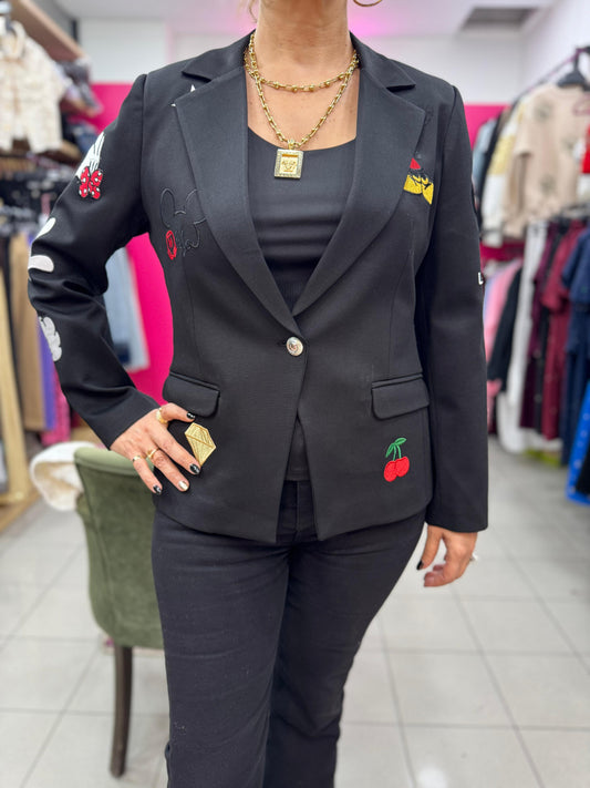 Mickey Tasarım Blazer Ceket