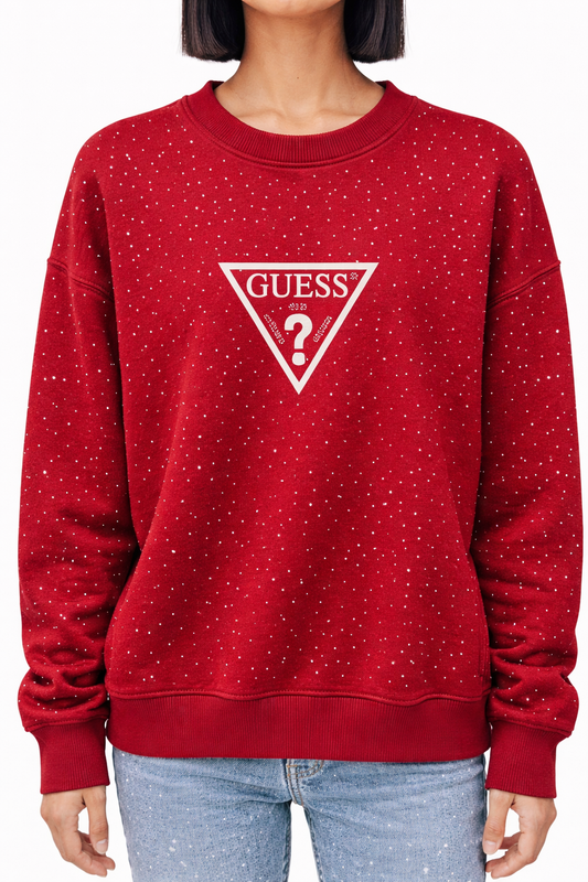 Bordo GSS Taşlı Sweatshirt